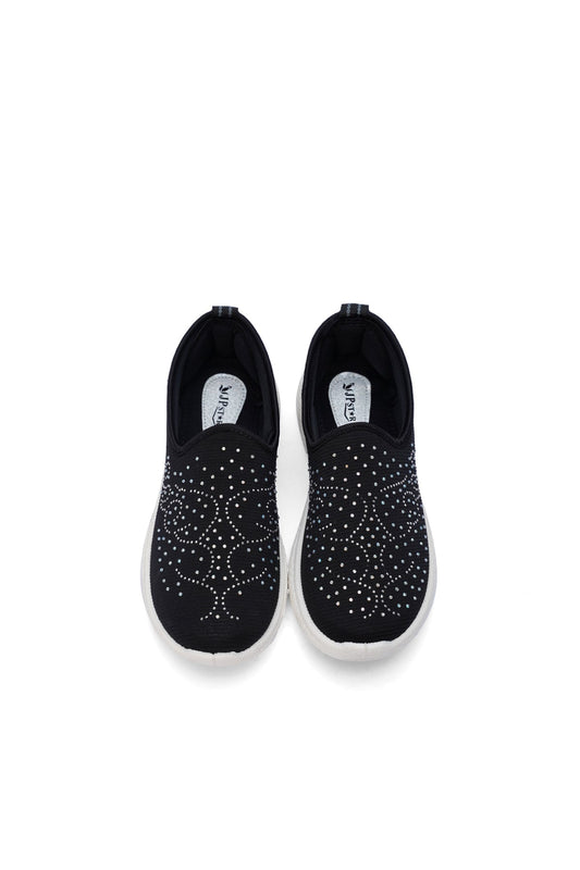 Black Canvas Sneakers for Women