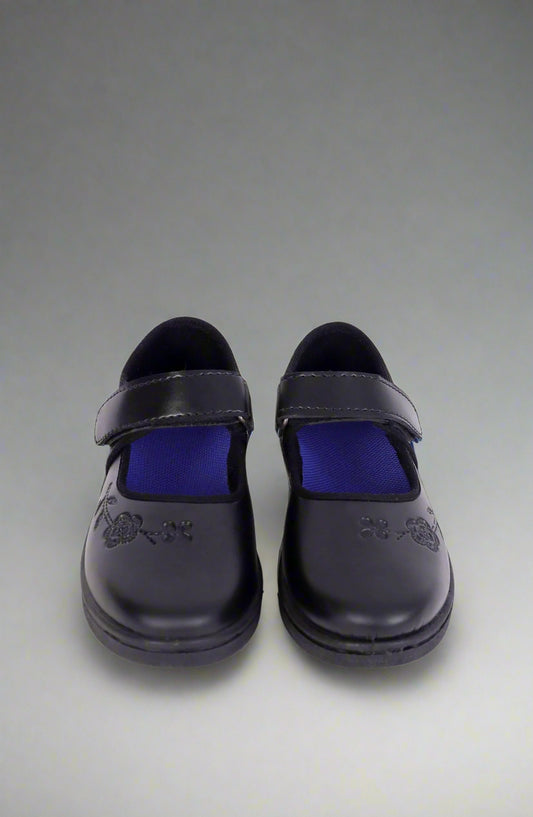 PVC Sole Synthetic Leather School Shoes For Girls