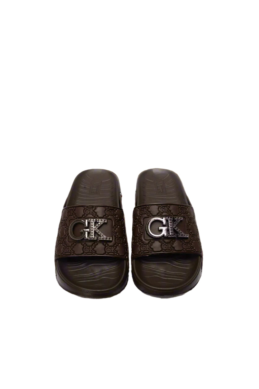 GK EVR SLIDE SLIPPER | Chocolate