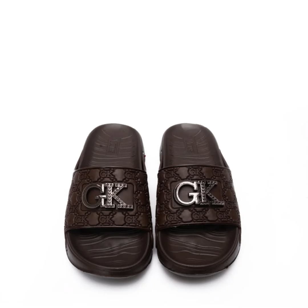 GK EVR SLIDE SLIPPER | Grey and White
