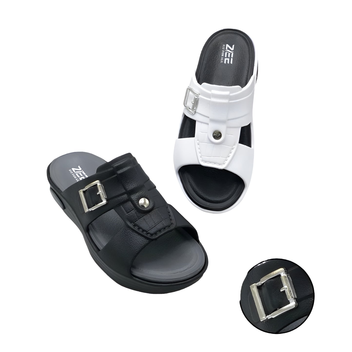 Premium EVR Dual-Buckle Comfort Slides|ZEE-5033